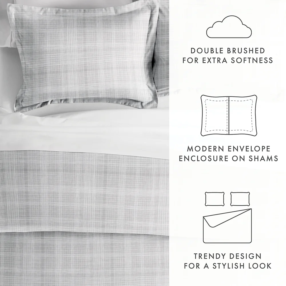 Thatch Pattern 3-Piece Duvet Cover Set - Image 30