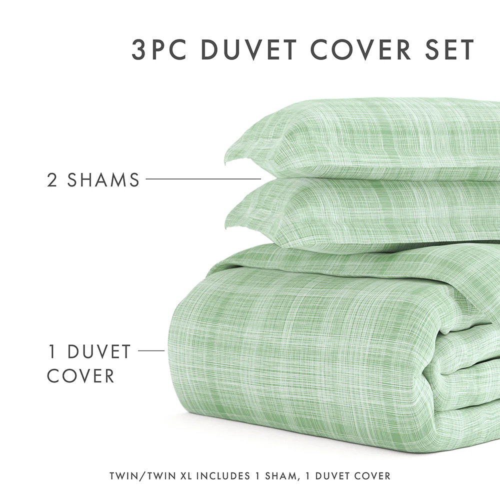 Thatch Pattern 3-Piece Duvet Cover Set - Image 43
