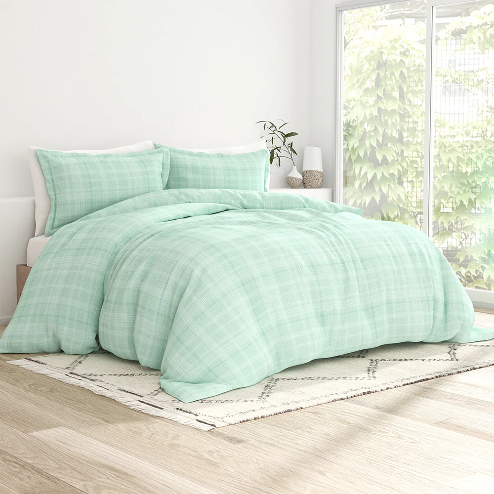 Thatch Pattern 3-Piece Duvet Cover Set - Image 7