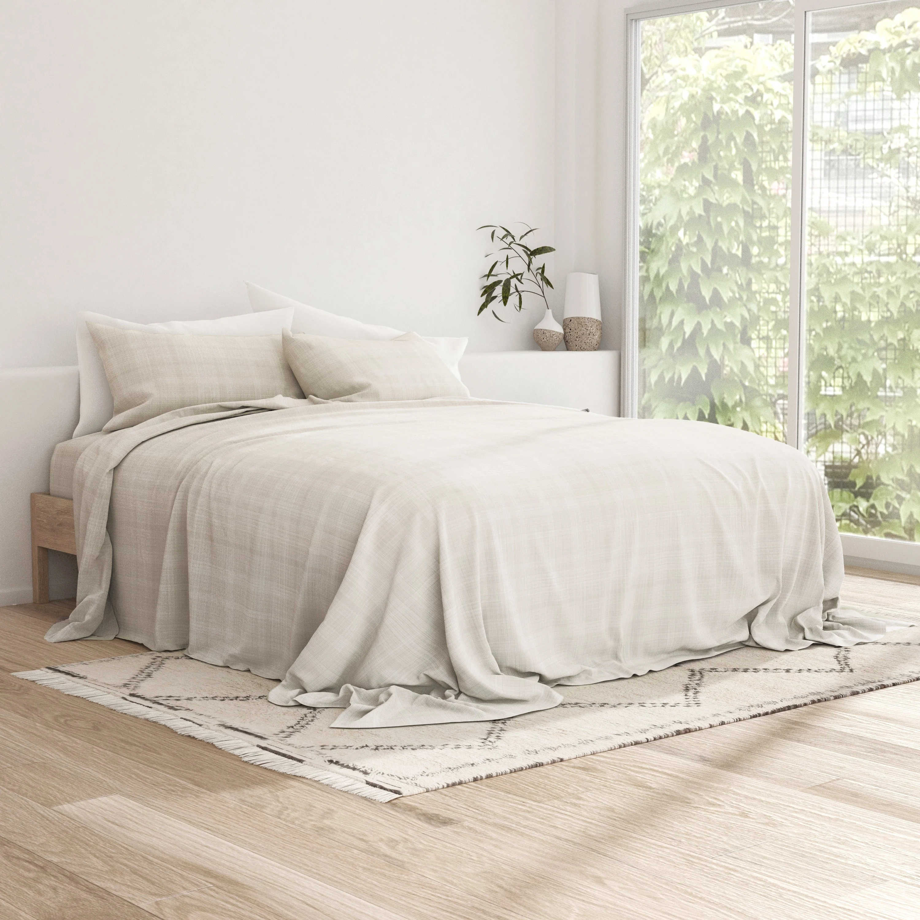 Thatch Pattern 4-Piece Sheet Set - Sale - Image 14