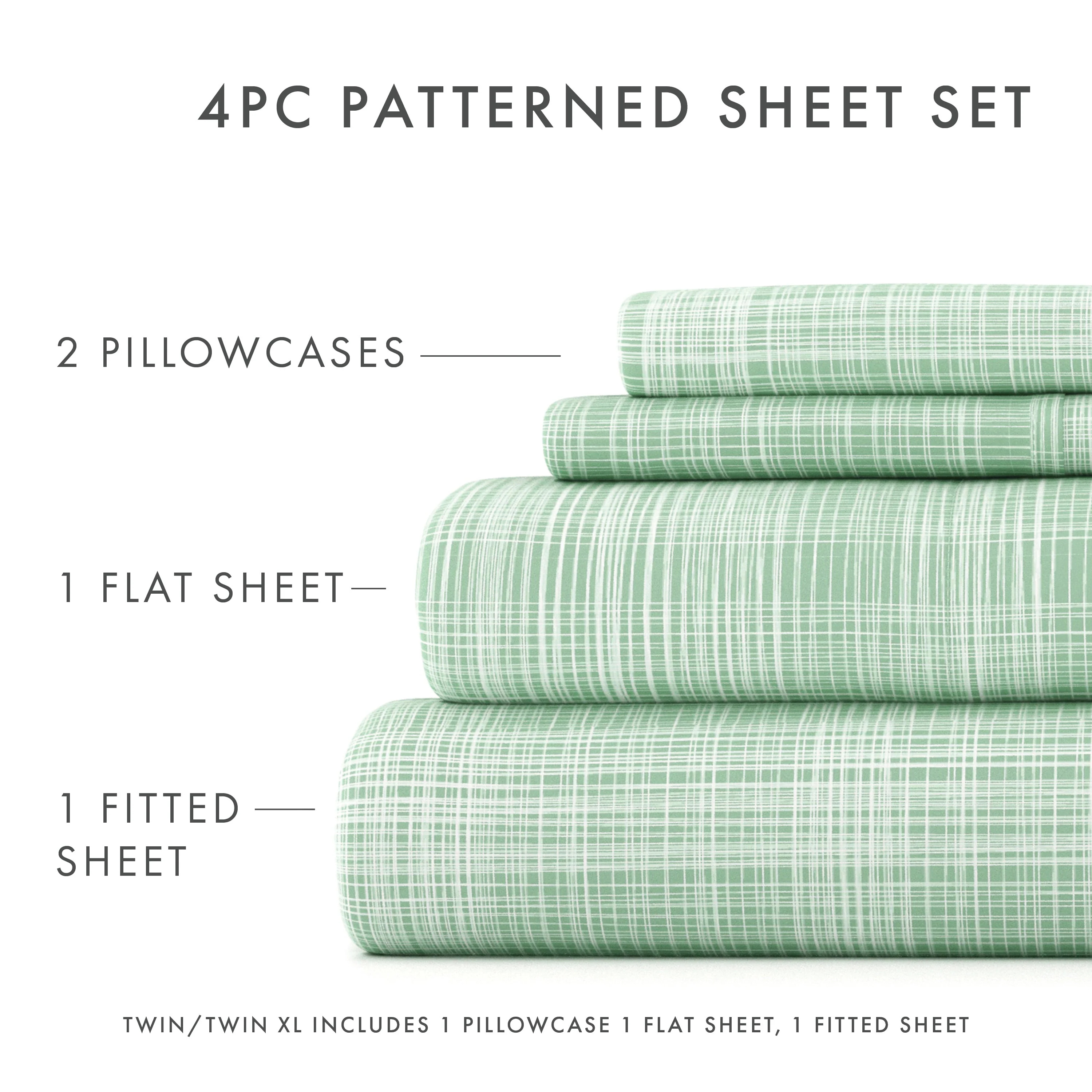 Thatch Pattern 4-Piece Sheet Set - Sale - Image 20
