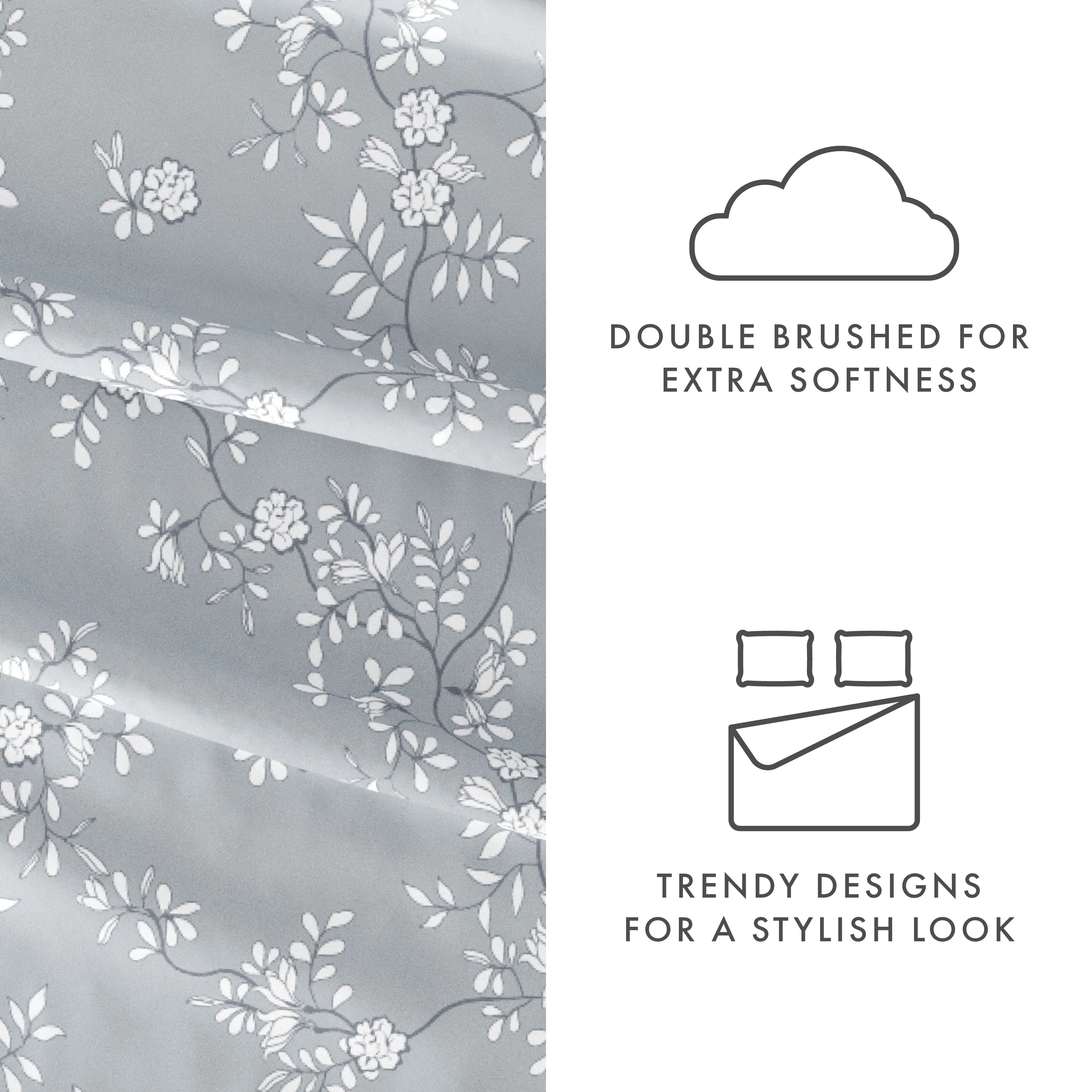 Trellis Vine Pattern 4-Piece Sheet Set - Sale - Image 6