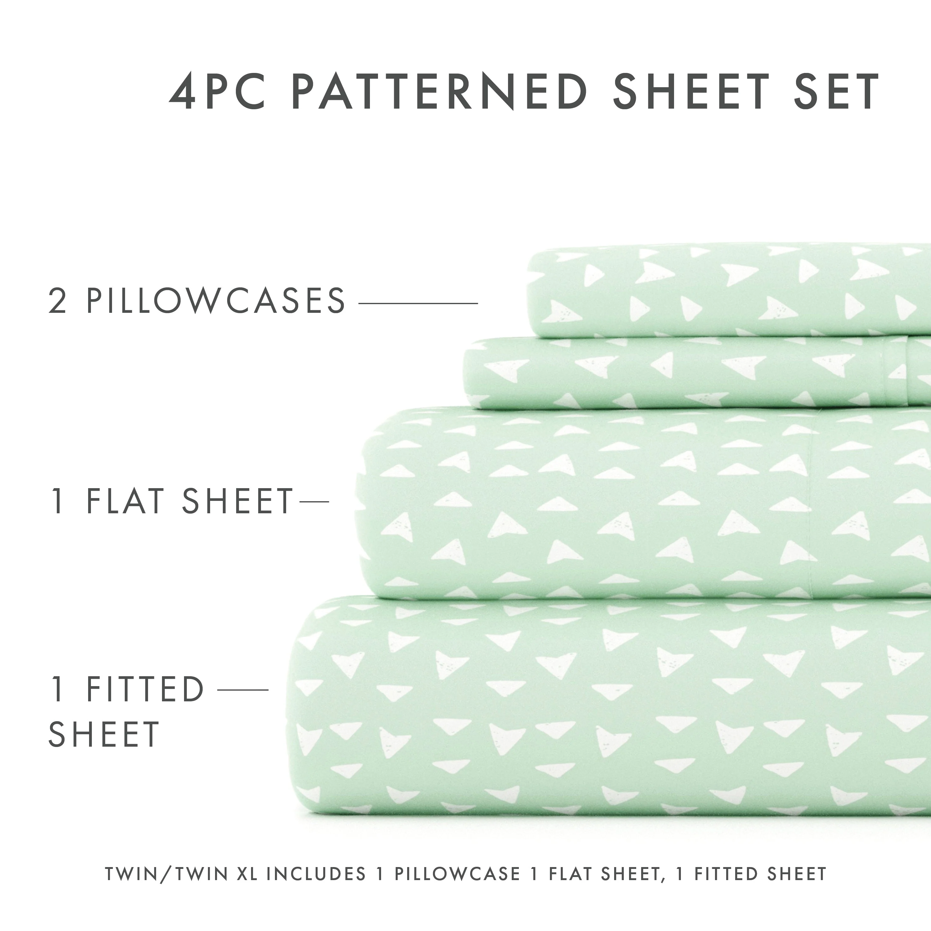 Urban Arrows Pattern 4-Piece Sheet Set - Sale - Image 5