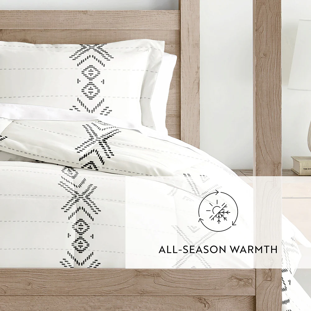 Urban Stitch Patterned Down-Alternative Comforter Set - Image 6