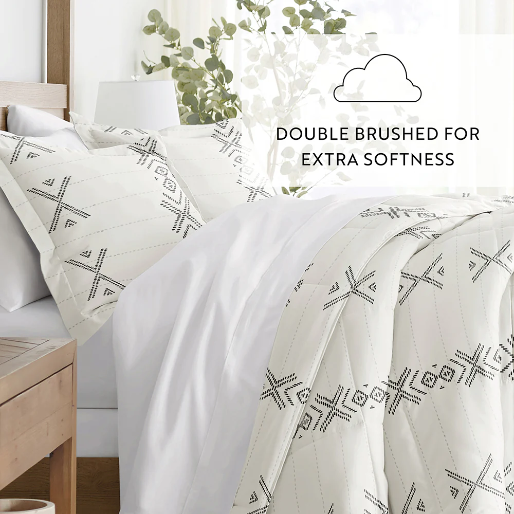 Urban Stitch Patterned Down-Alternative Comforter Set - Image 7