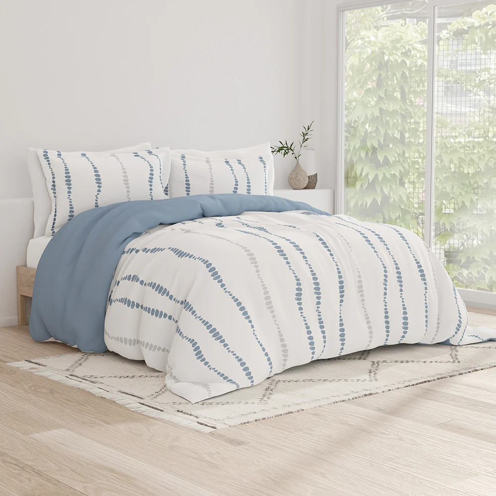 Urban Vibe Pattern 3-Piece Reversible Duvet Cover Set - Image 3