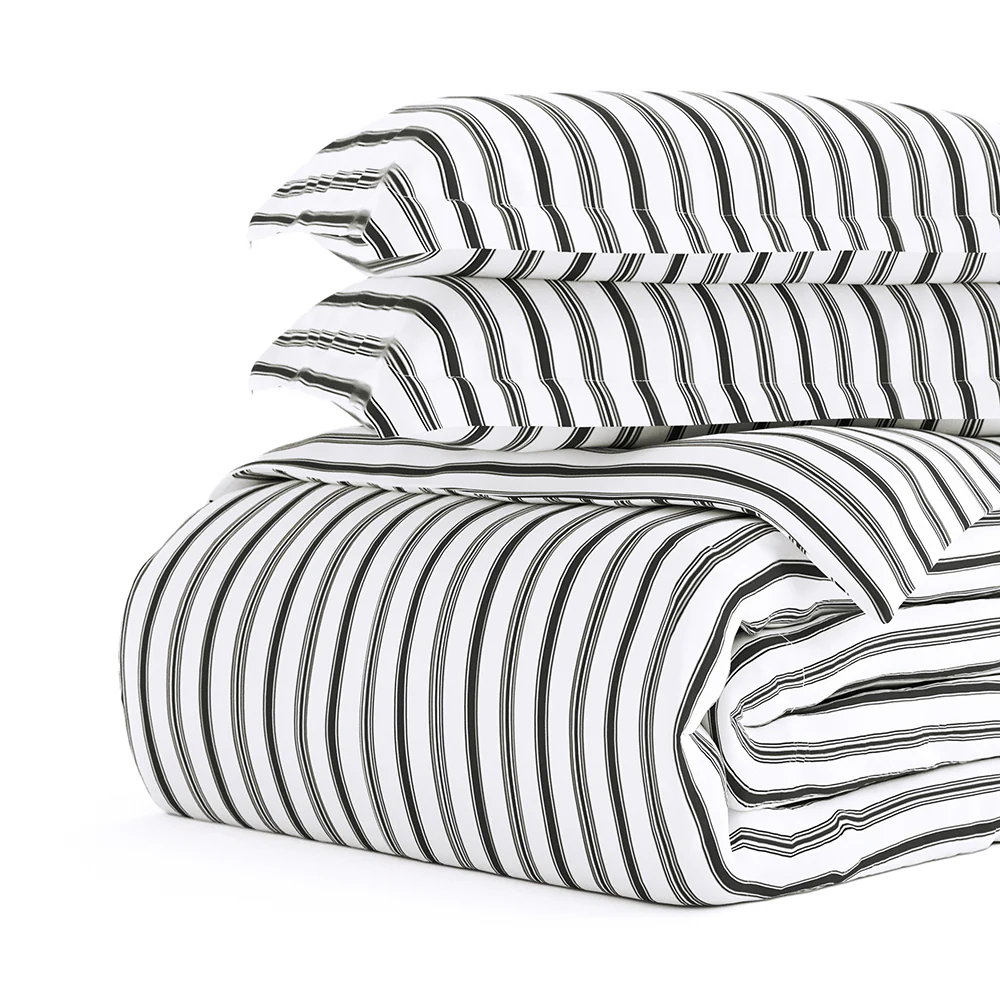 Vertical Dreams Pattern 3-Piece Duvet Cover Set - Image 5