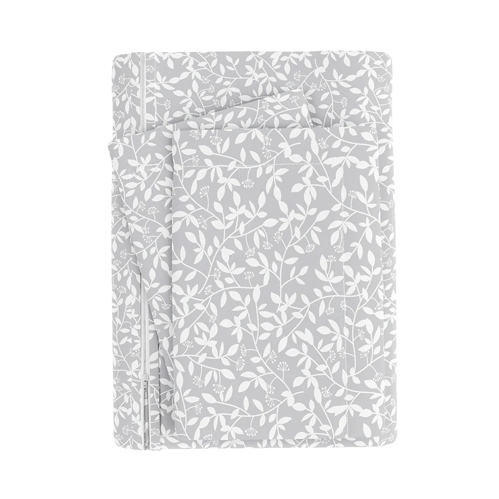 Trellis Vine Pattern 3-Piece Duvet Cover Set - Image 6