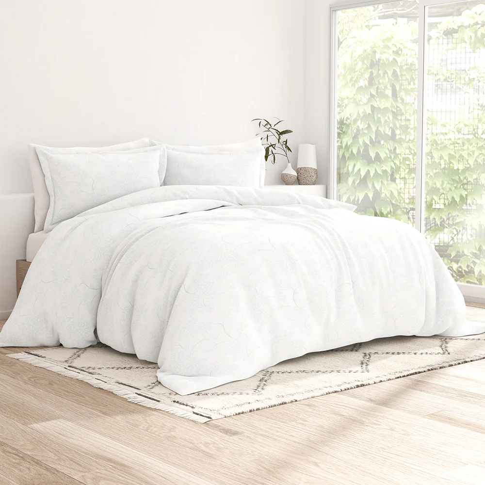 Vines Pattern 3-Piece Duvet Cover Set - Image 4