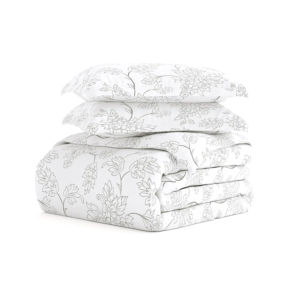 Vines Pattern 3-Piece Duvet Cover Set - Image 7