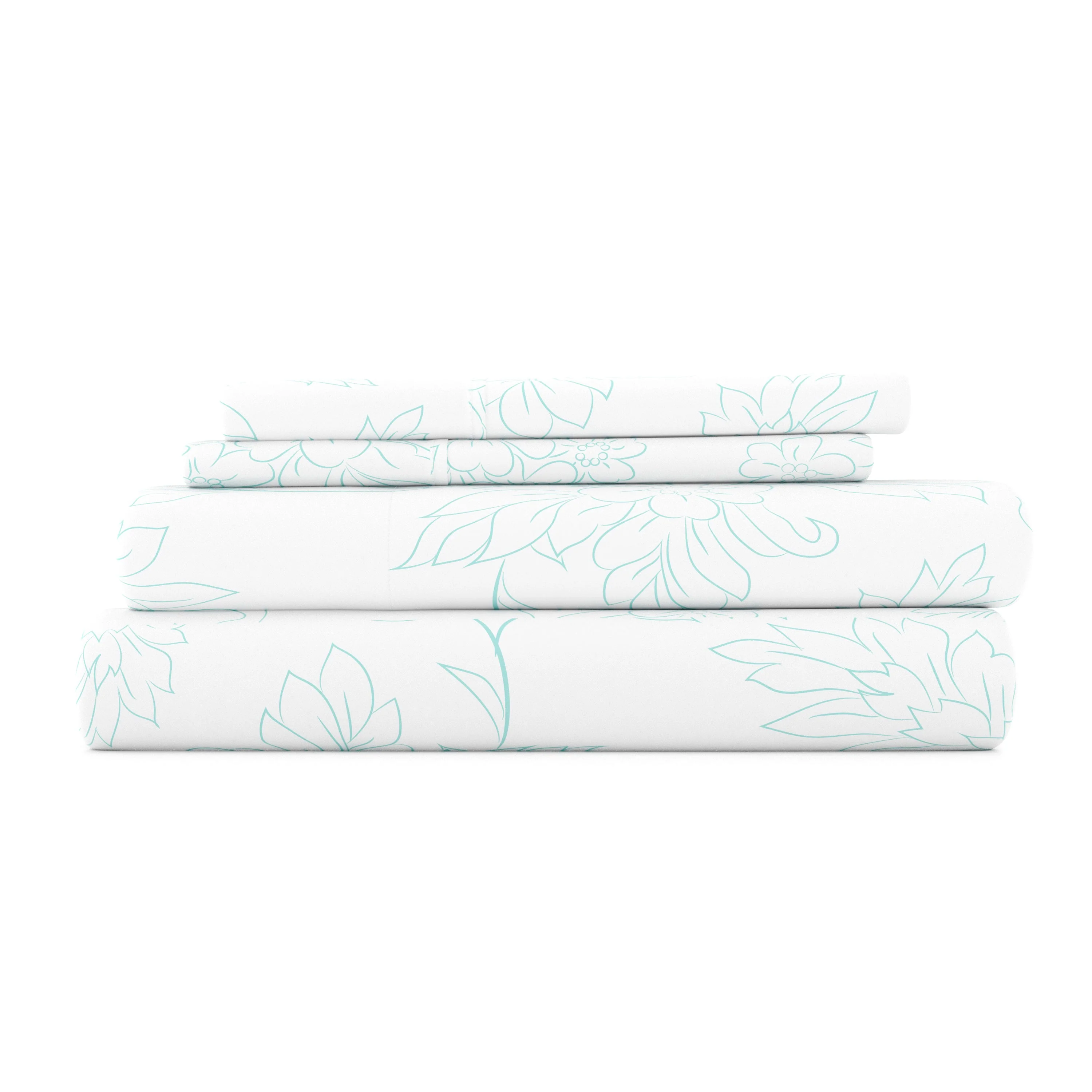 Vines Pattern 4-Piece Sheet Set - Sale - Image 2