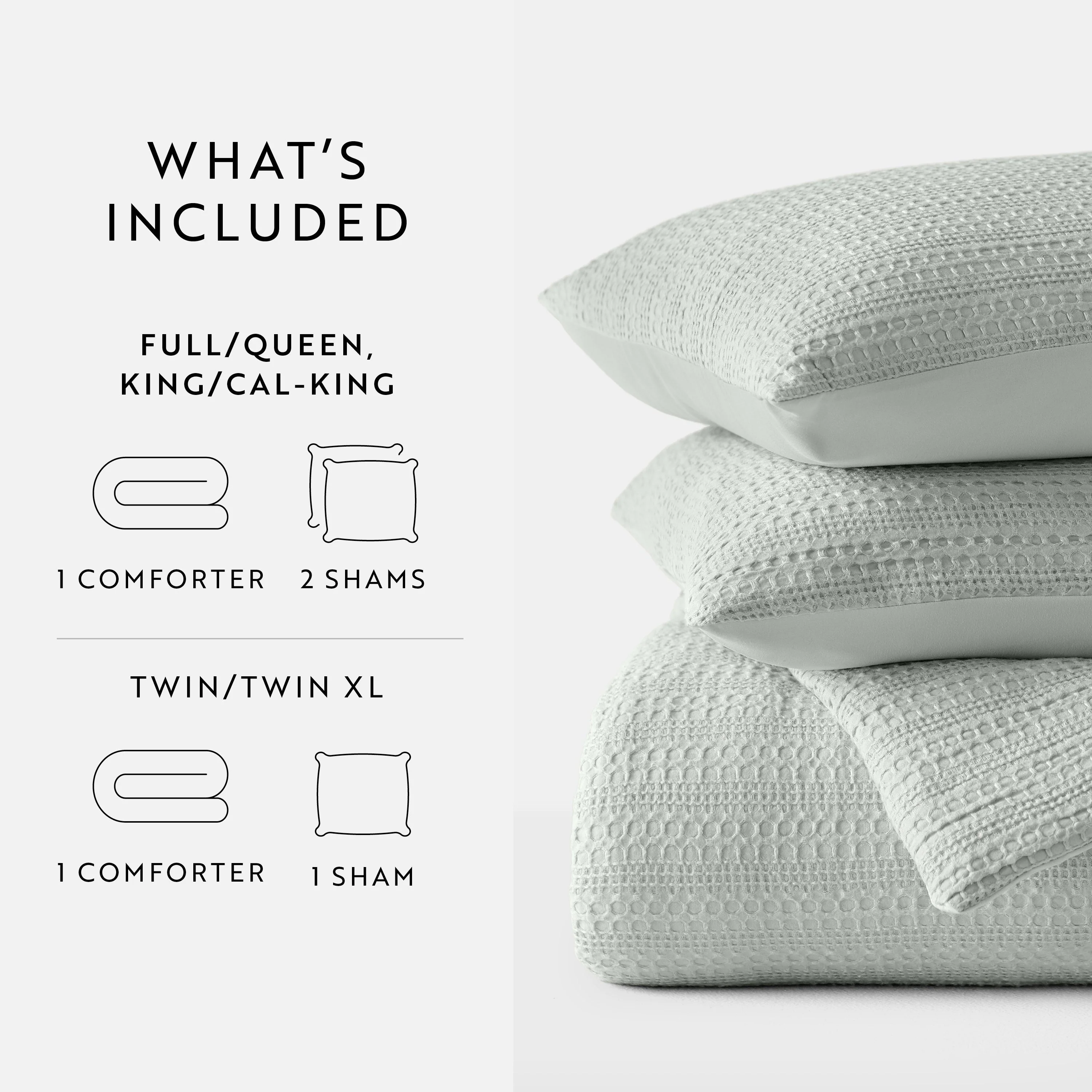 Waffle Textured Comforter Set (Sale) - Image 51