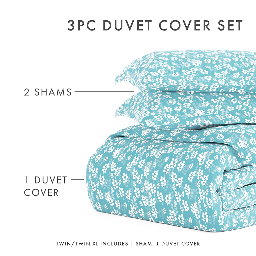 Wheatfield Pattern 3-Piece Duvet Cover Set - Image 32