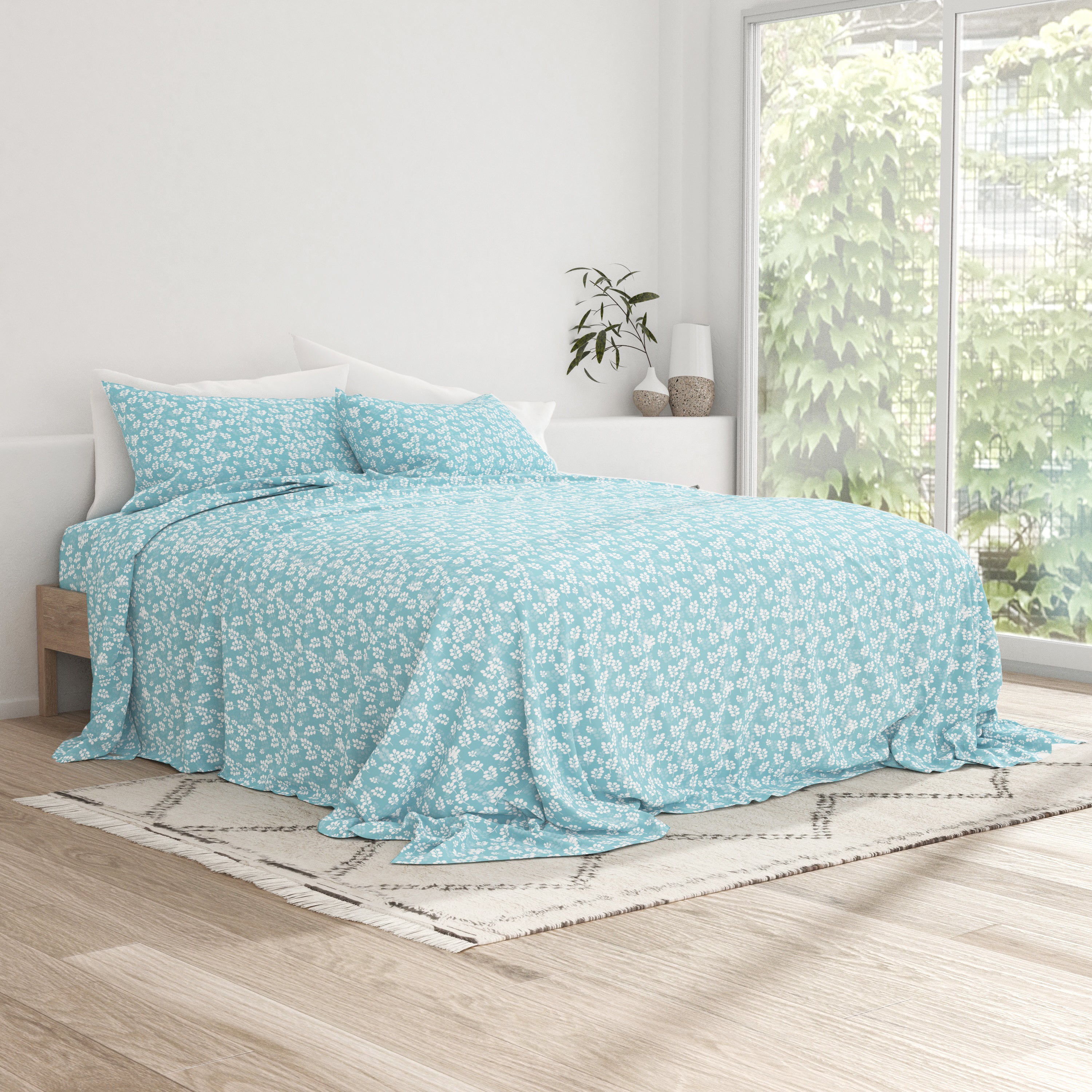 Wheatfield Pattern 4-Piece Sheet Set - Image 11