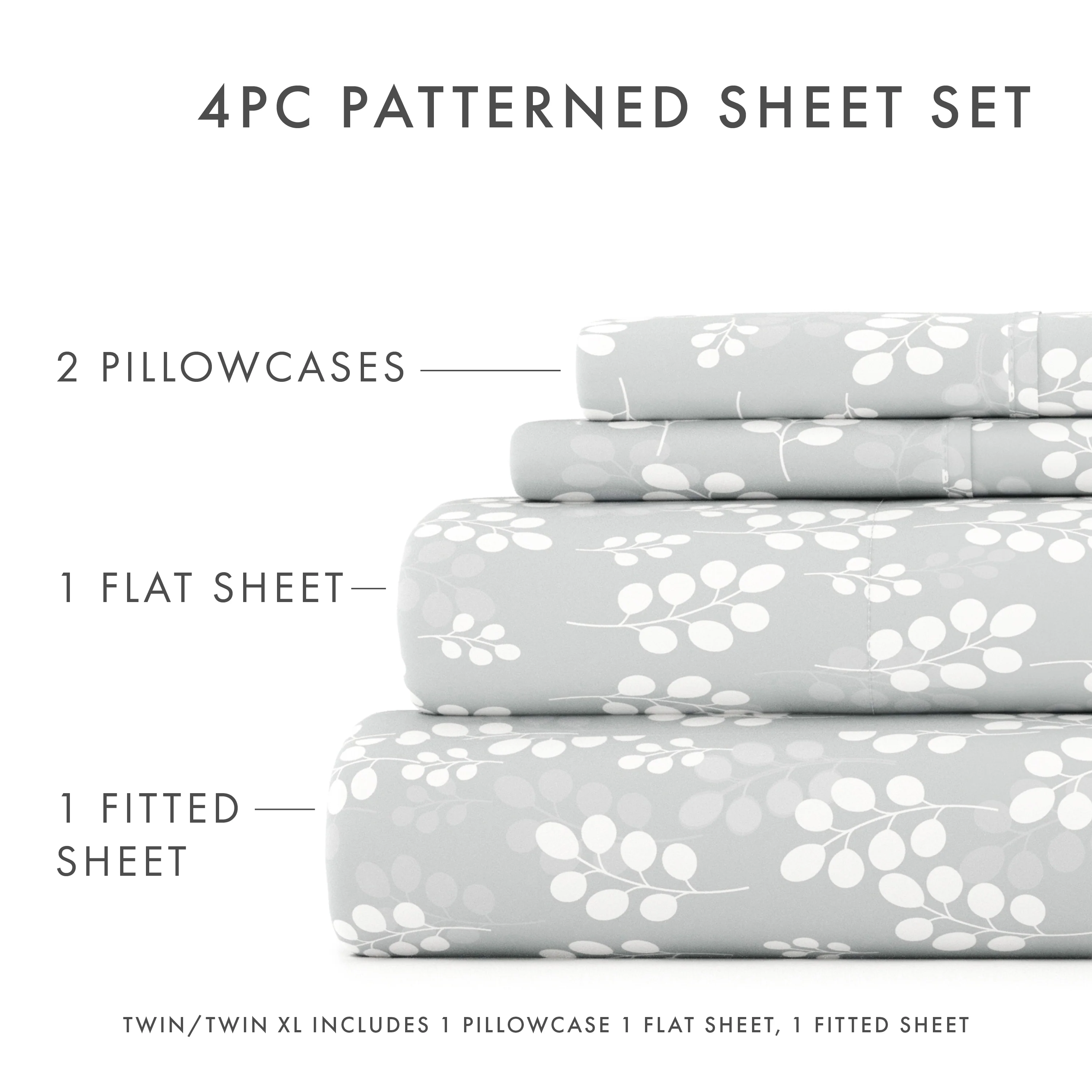 Wheatfield Pattern 4-Piece Sheet Set - Image 15