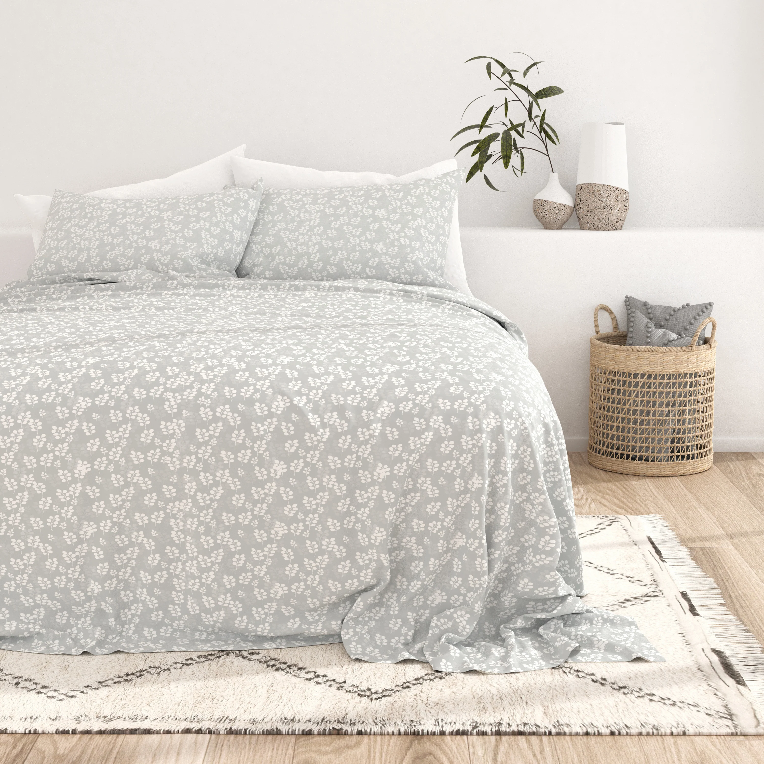 Wheatfield Pattern 4-Piece Sheet Set - Image 9
