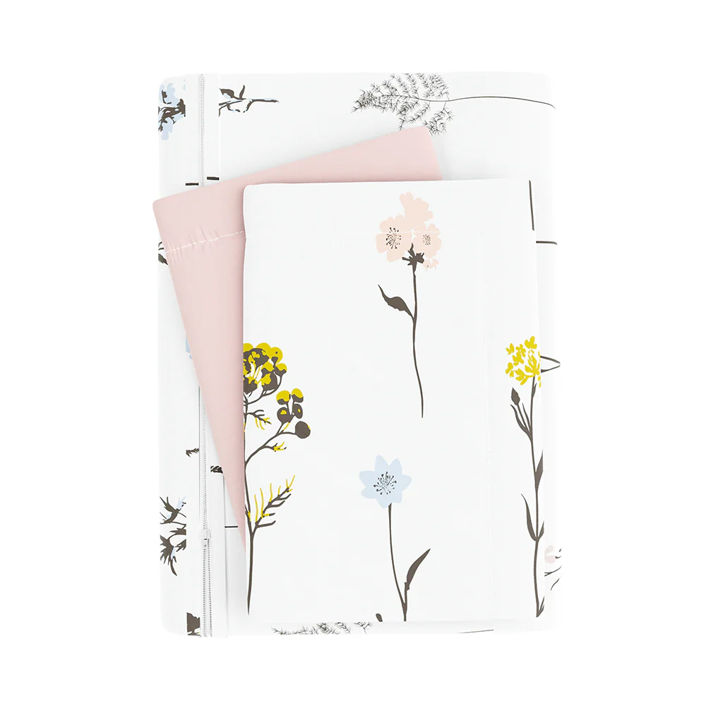 Wildflower Pattern 3-Piece Reversible Duvet Cover Set - Image 8