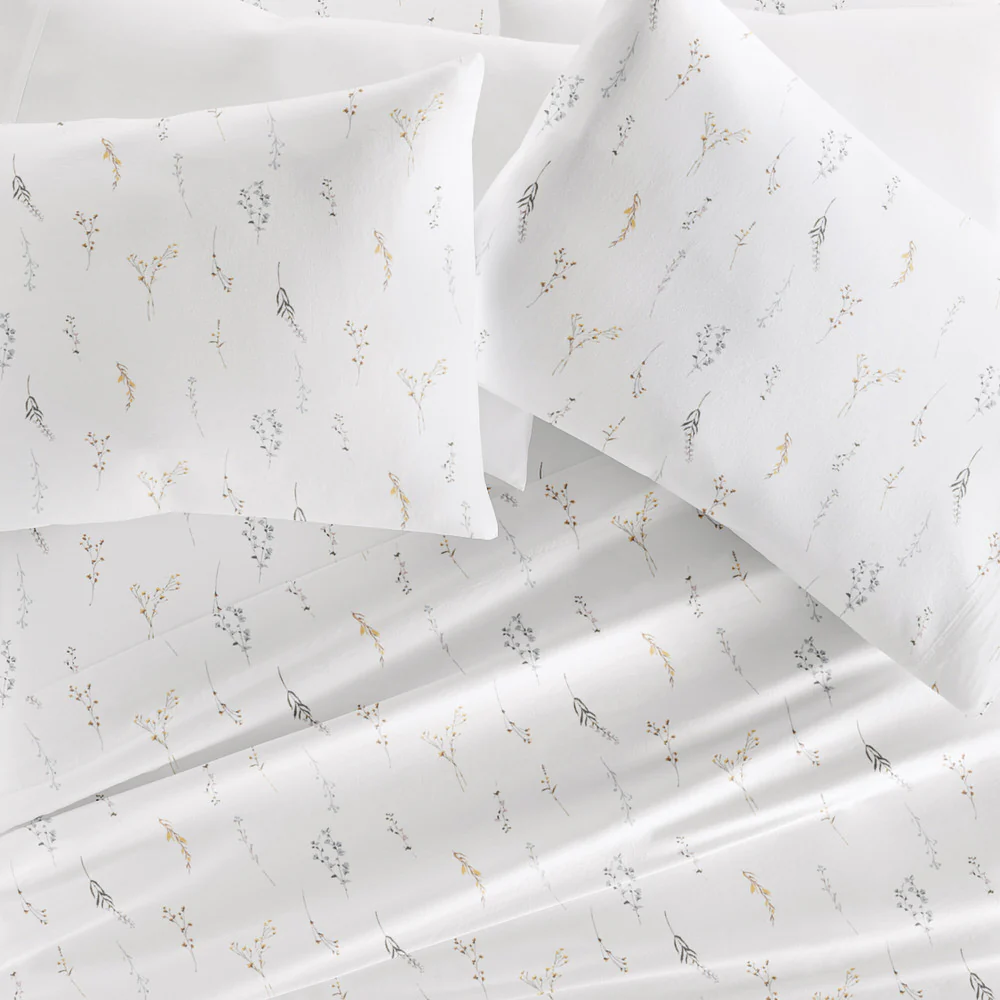 Wild Garden 4-Piece Long Staple Cotton Sheet Set - Image 3